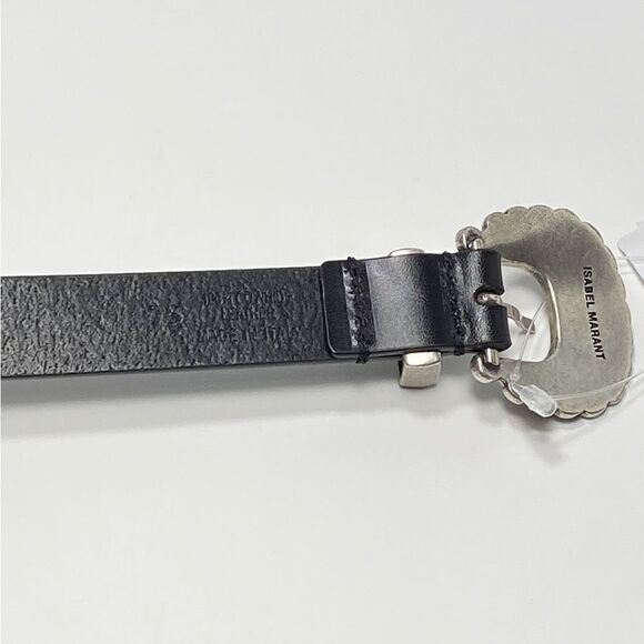 Isabel Marant Temoia Shell Buckle Leather Belt size 75/30” - Picture 8 of 11
